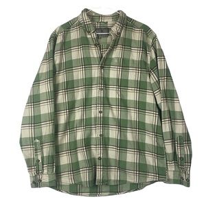 Royal Robbin’s 100% cotton plaid flannel button down long sleeve gorpcore hiking
